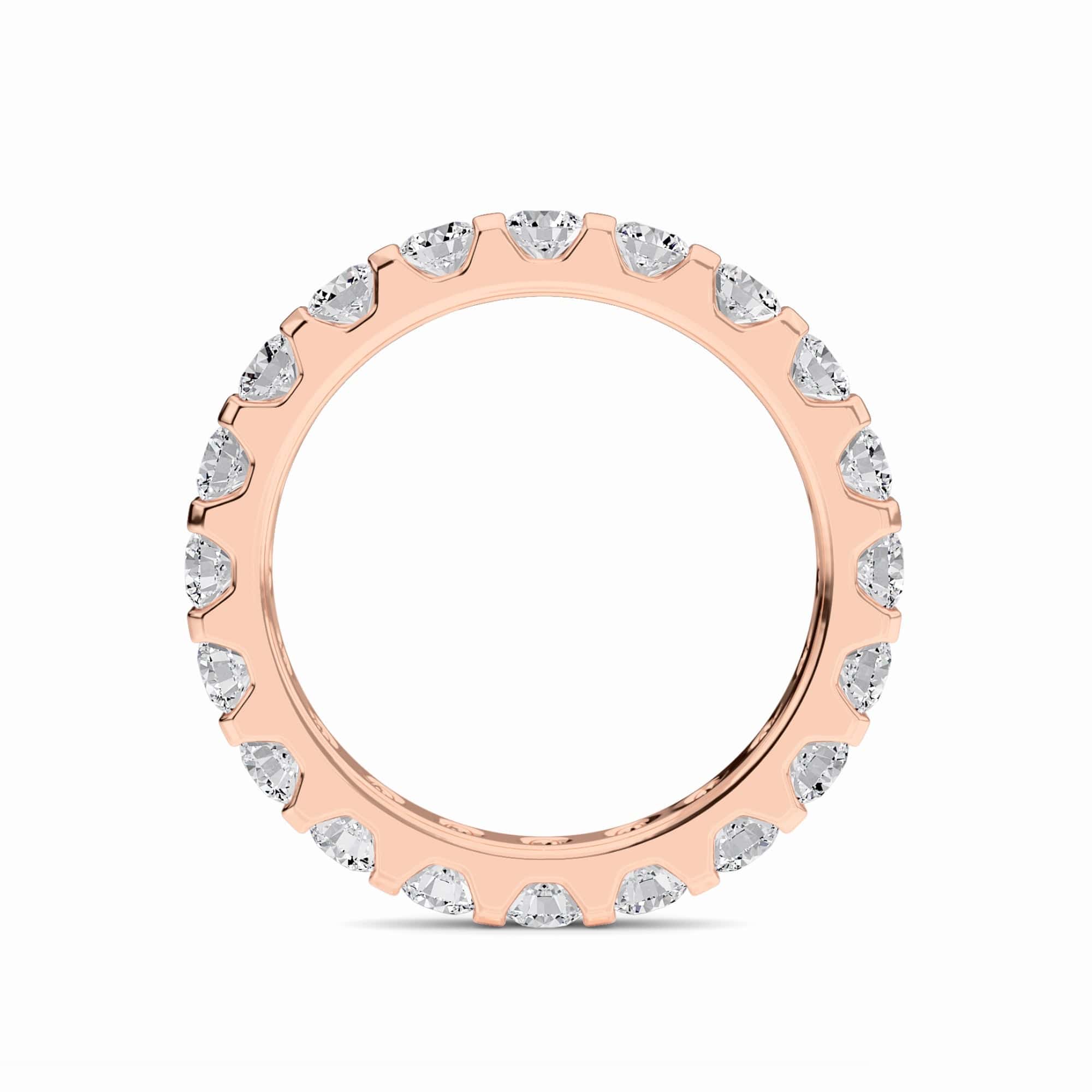 White Diamond Eternity Wedding Band - Vanya