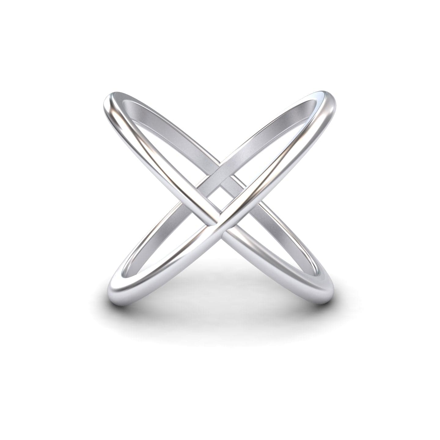 Minimalist Gold Criss Cross Ring - Tula