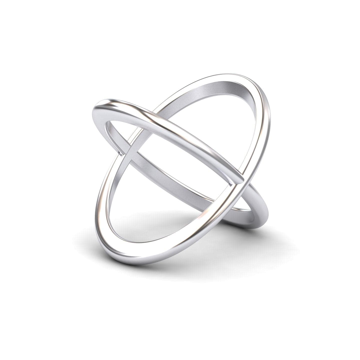 Minimalist Gold Criss Cross Ring - Tula