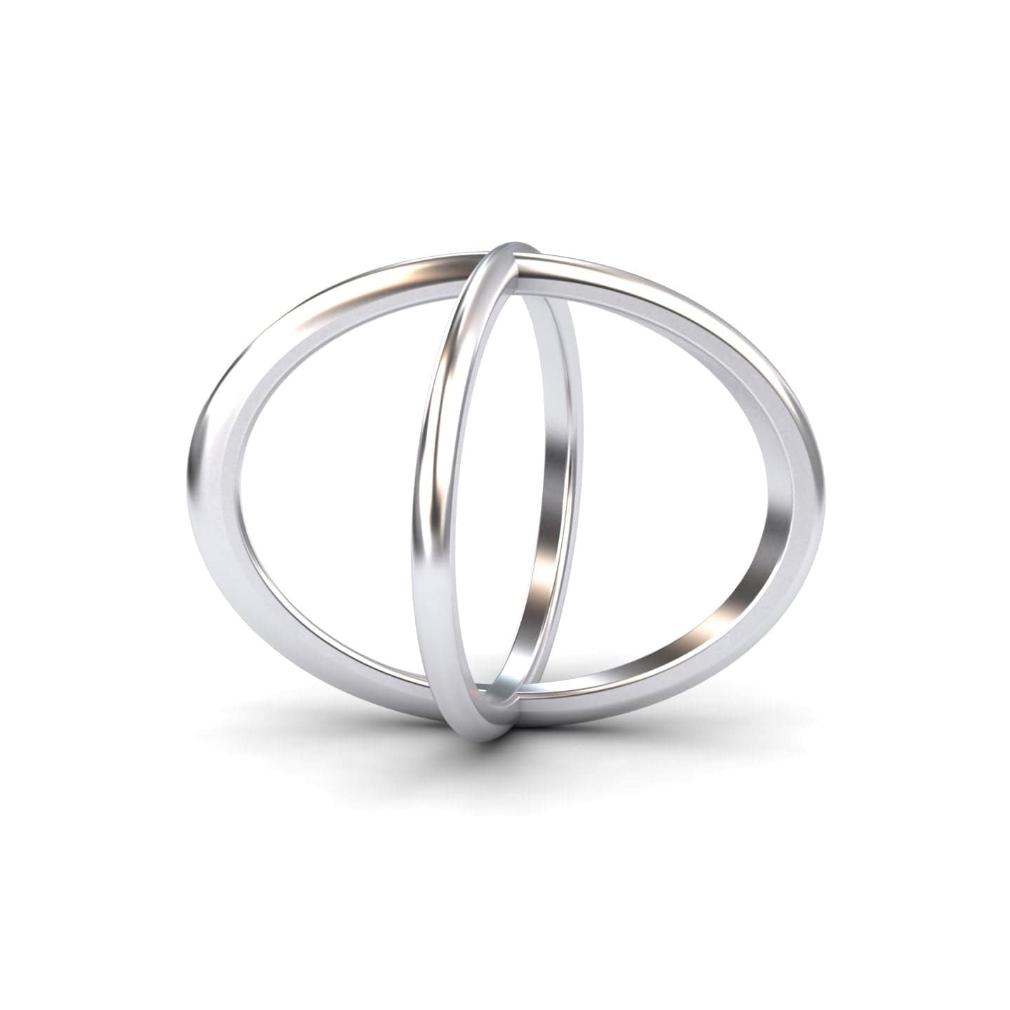 Minimalist Gold Criss Cross Ring - Tula