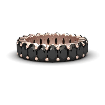 Black Diamond Full Eternity Band - Diana