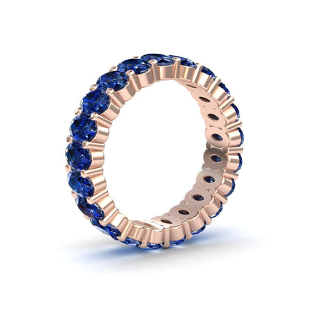 Blue Sapphire Full Eternity Band - Diana