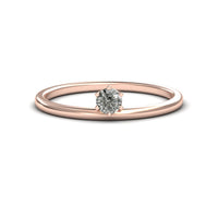 Salt & Peper Diamond Solitaire Petite Ring - Faria