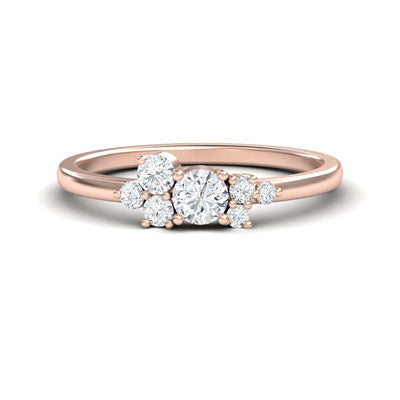 Diamond Cluster Ring