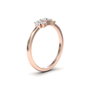 Diamond Cluster Ring - Liana