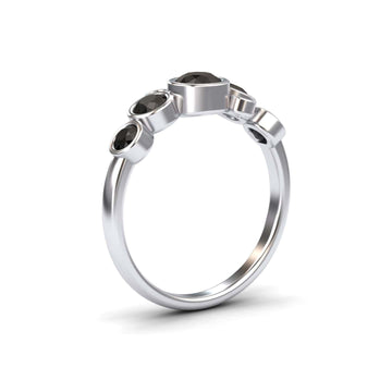 Black Diamond Bubble Ring - Carmen