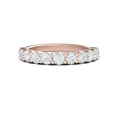 White Diamond Half Eternity Wedding Ring
