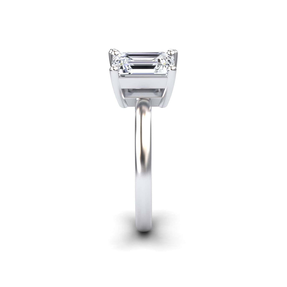 Lab Grown White Moissanite Toi et Moi Cocktail Ring - Ellen