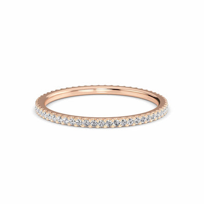 White Diamond Ballad Eternity Ring