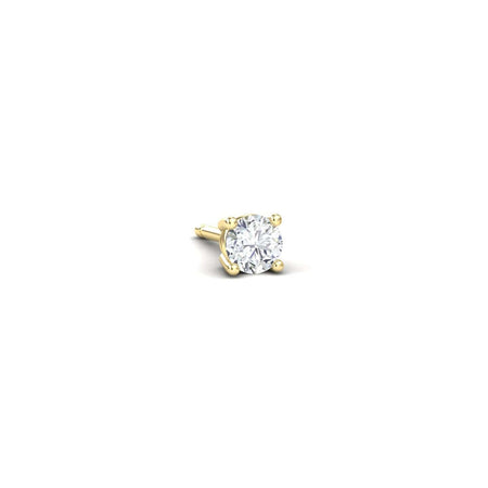 Natural Diamond Earrings - Four Prong - Krisha