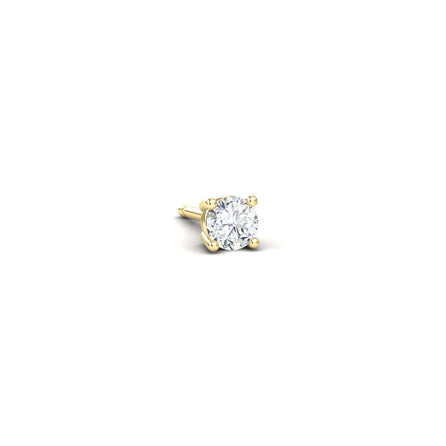 Natural Diamond Earrings - Four Prong - Krisha