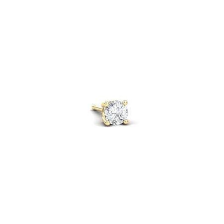 Natural Diamond Earrings - Four Prong - Krisha