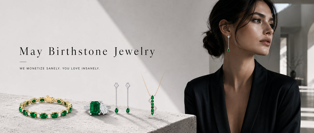 May birthstone jewelry