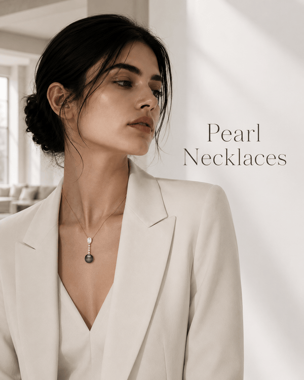 June birthstone pearl necklaces