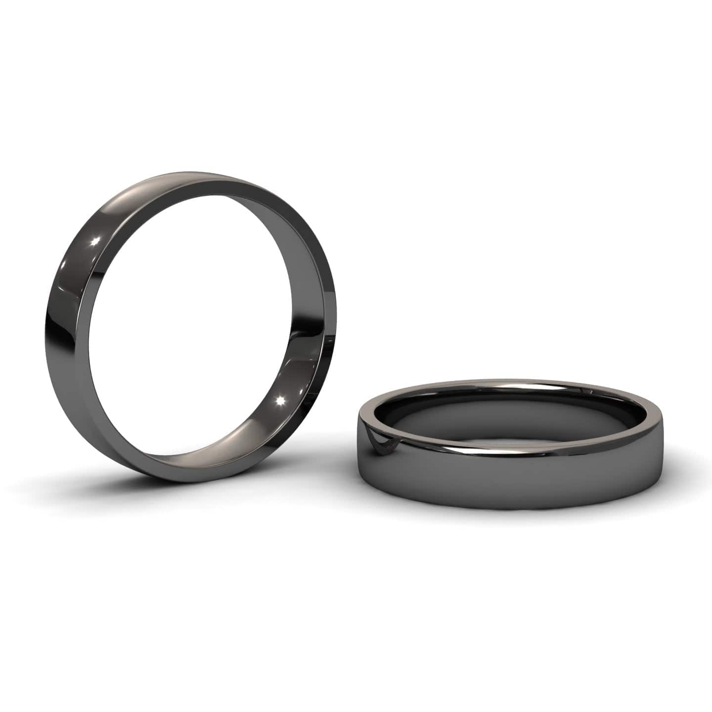 Classic Flat Men's Wedding Band - Xue