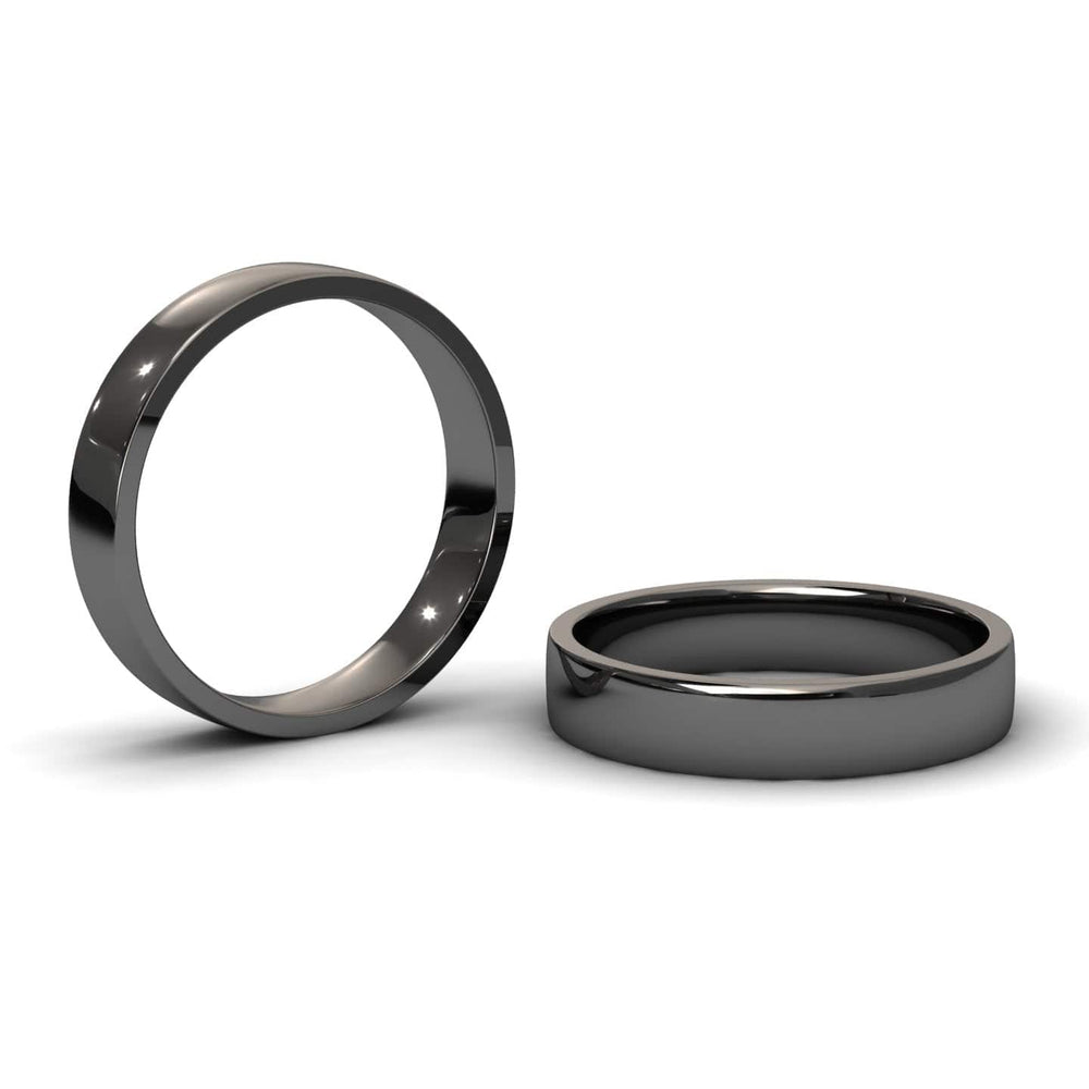 Classic Flat Men's Wedding Band - Xue