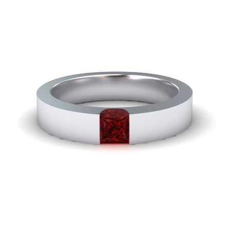 Ruby Solitaire Men's Band - Xiuling
