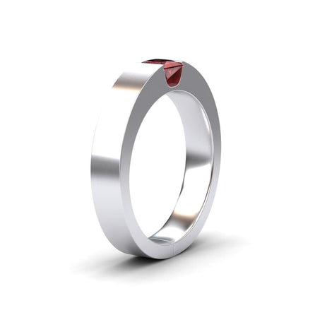 Ruby Solitaire Men's Band - Xiuling
