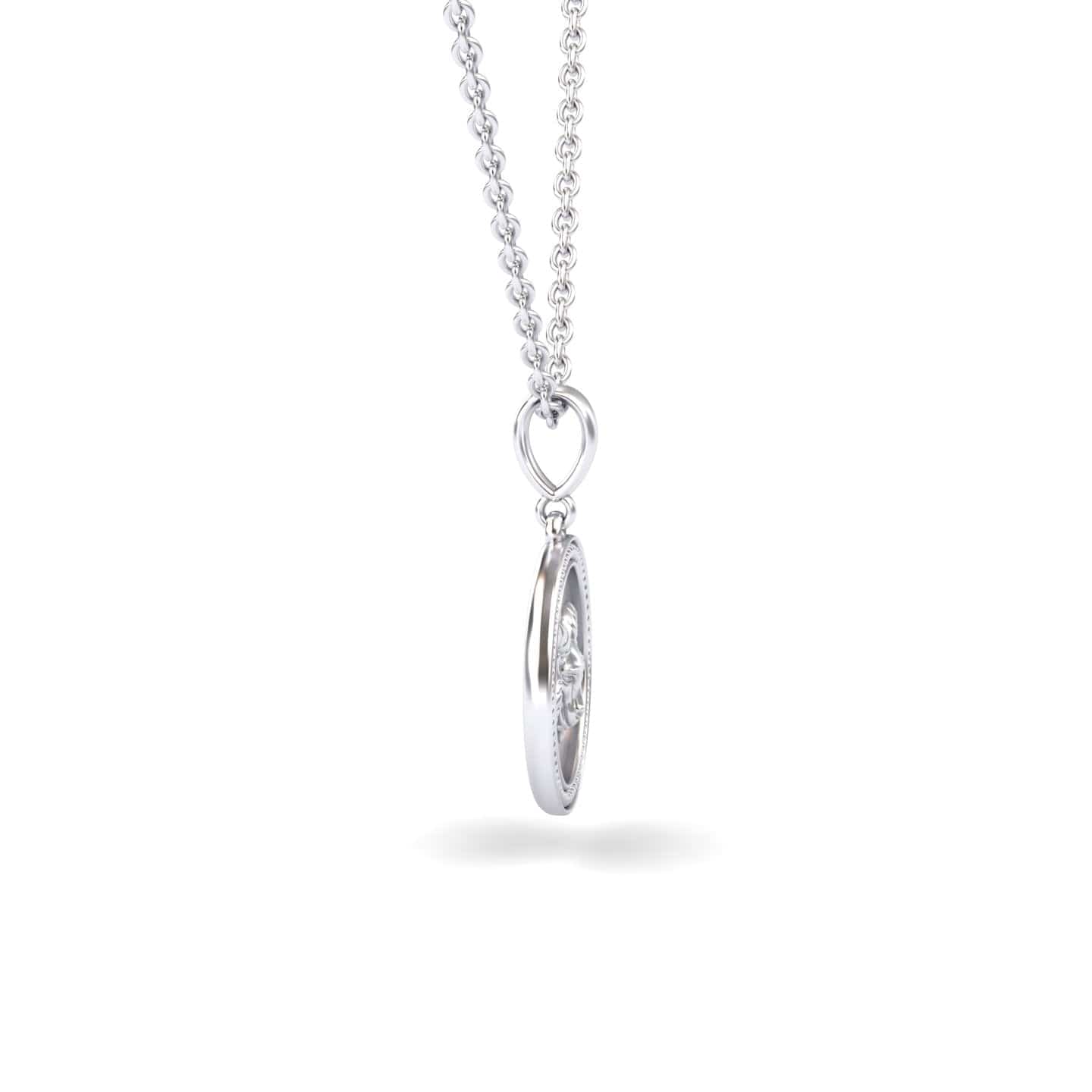 Aries Zodiac Medallion Necklace - Meera