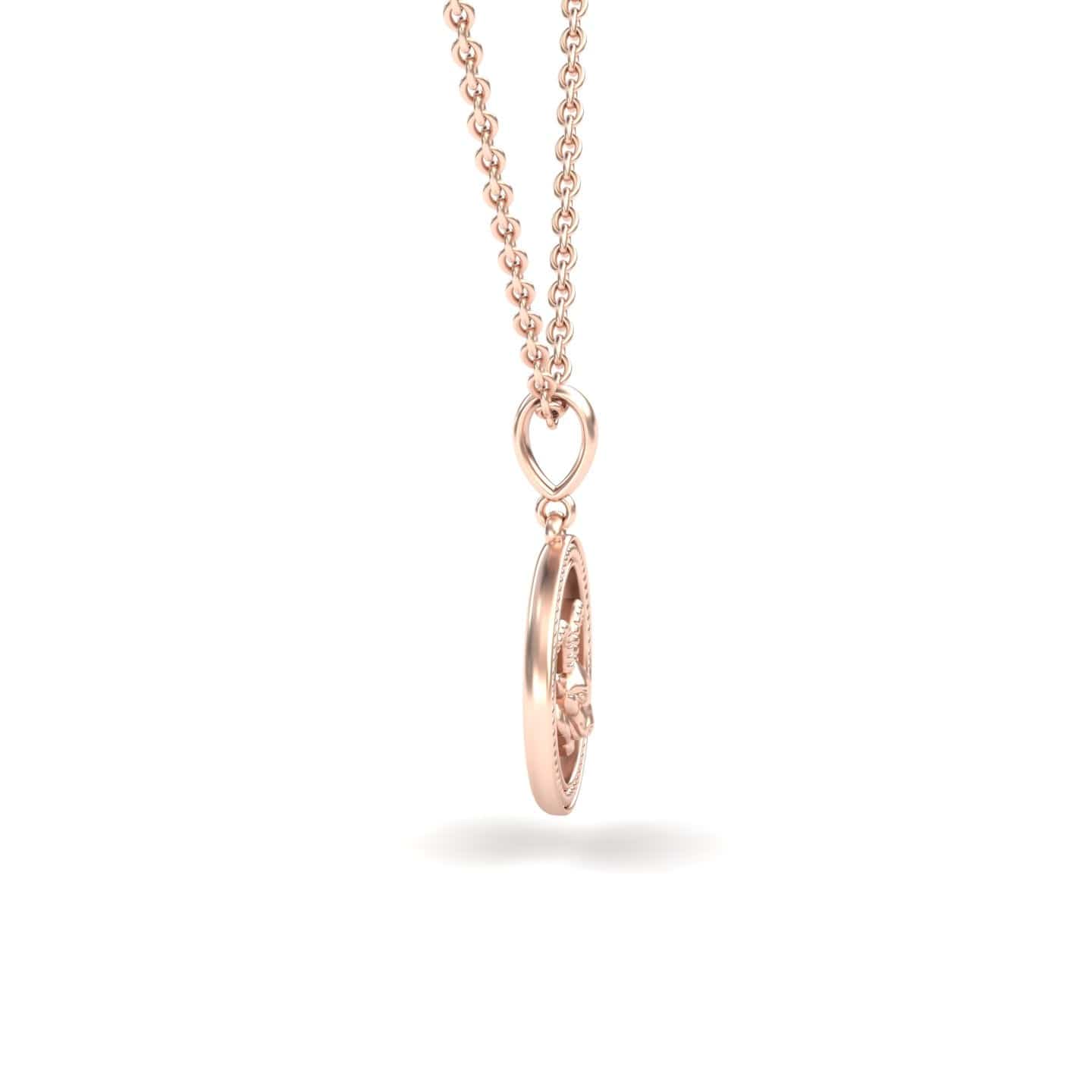 Capricorn Zodiac Medallion Necklace - Cynthia