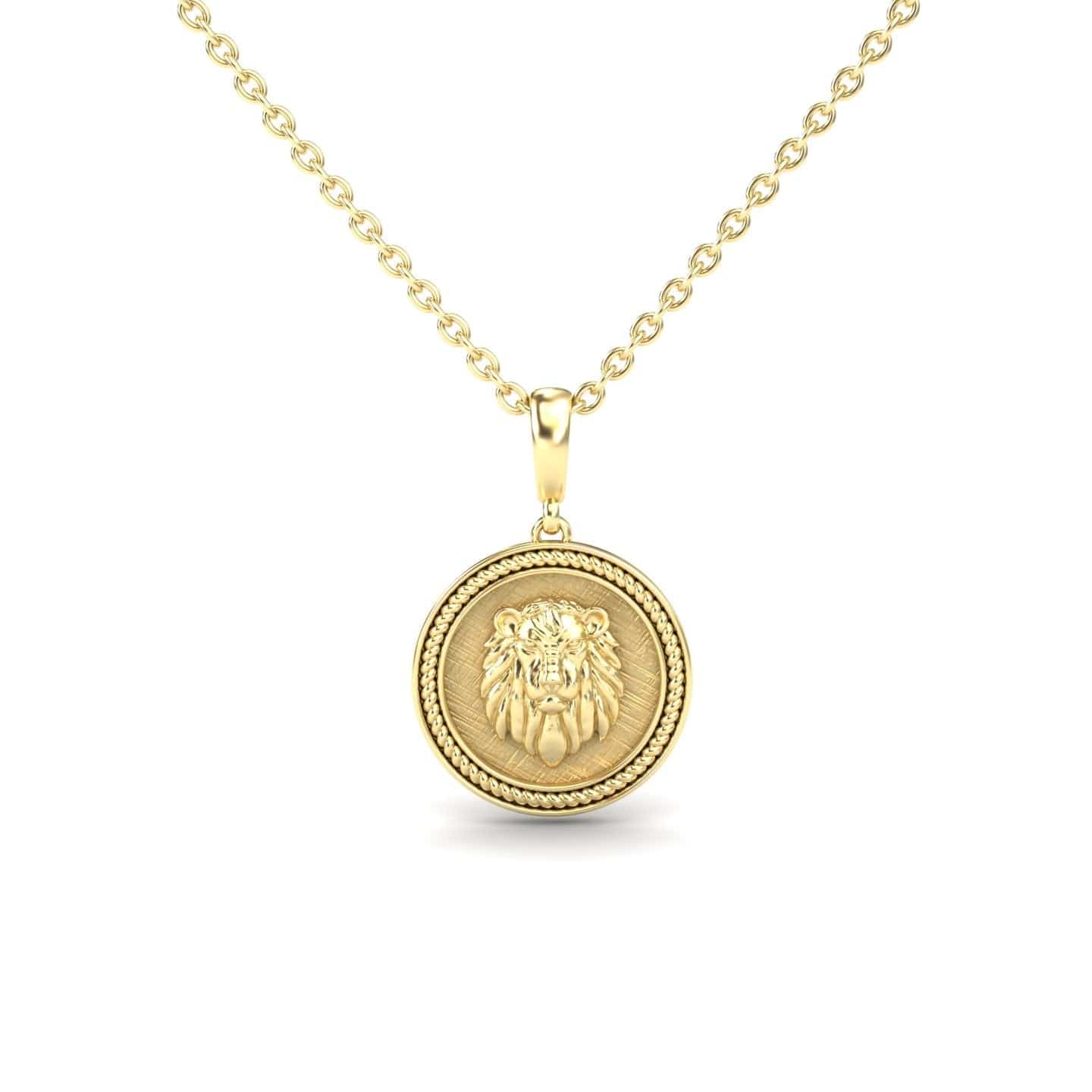 Leo Zodiac Medallion Necklace - Susana