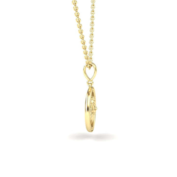 Leo Zodiac Medallion Necklace - Susana