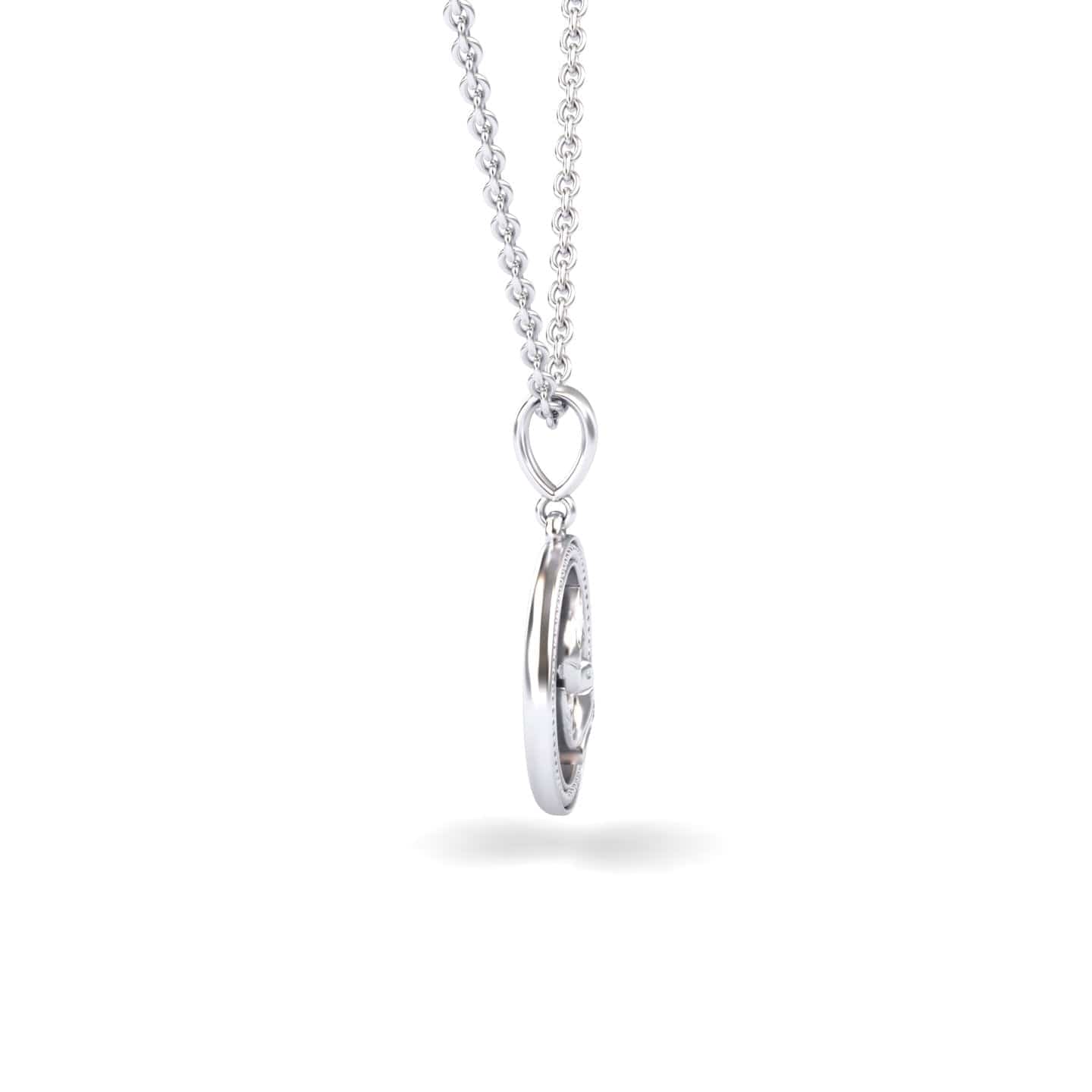 Pisces Zodiac Medallion Necklace - Reina