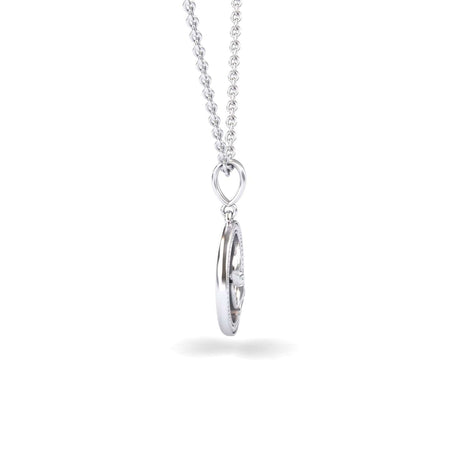 Pisces Zodiac Medallion Necklace - Reina