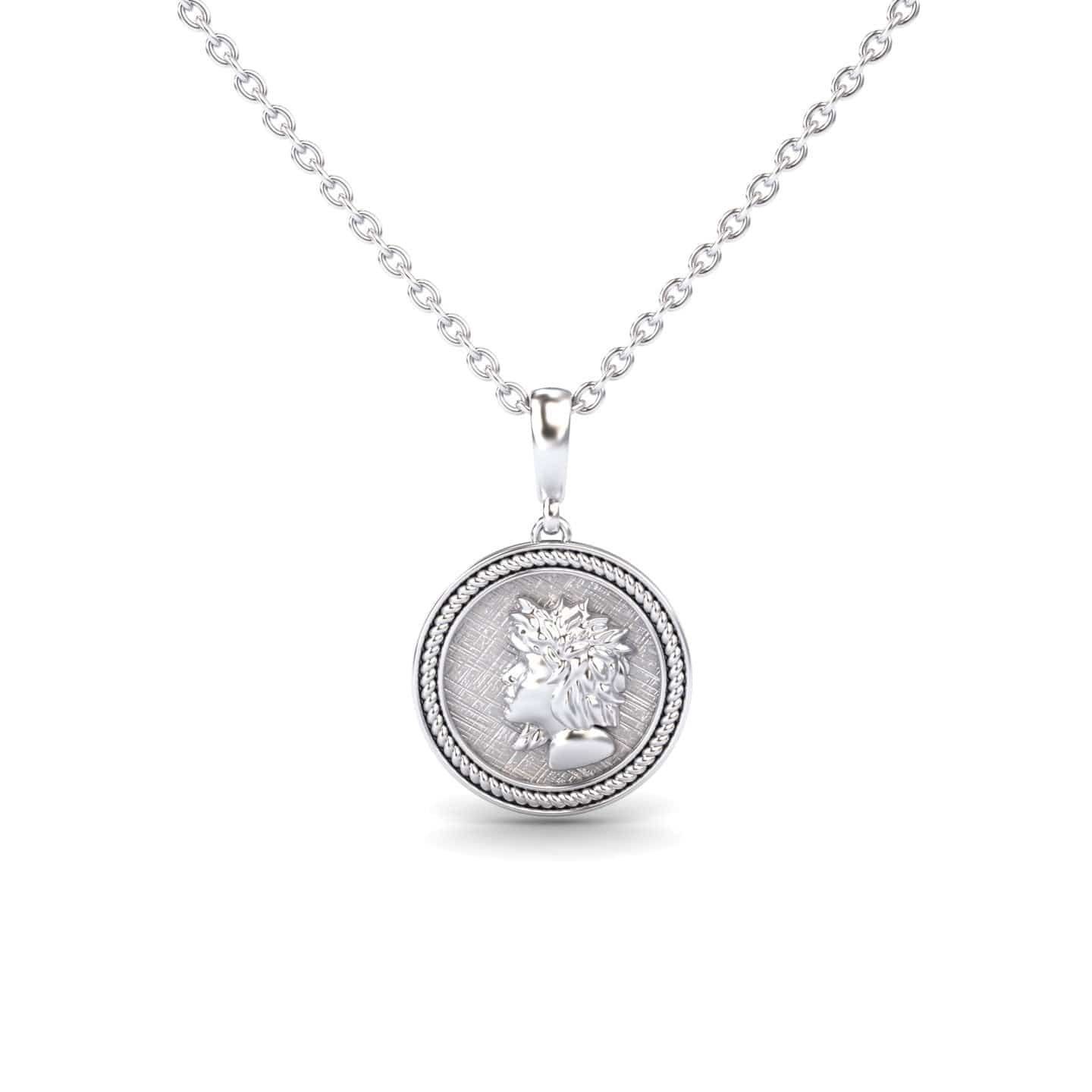 Virgo Zodiac Medallion Necklace - Scarlett