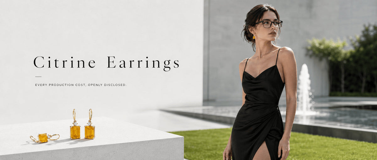 Citrine earrings