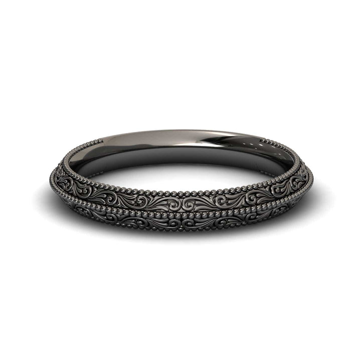 Classic Chevron Wedding Band - Anisa