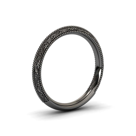 Classic Chevron Wedding Band - Anisa