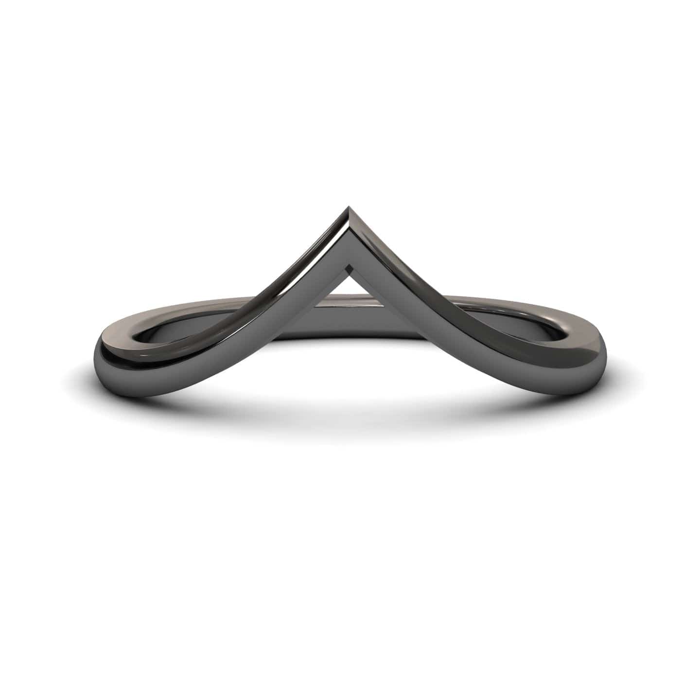Classic Chevron Wedding Band - Anisa