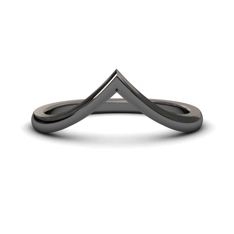 Classic Chevron Wedding Band - Anisa