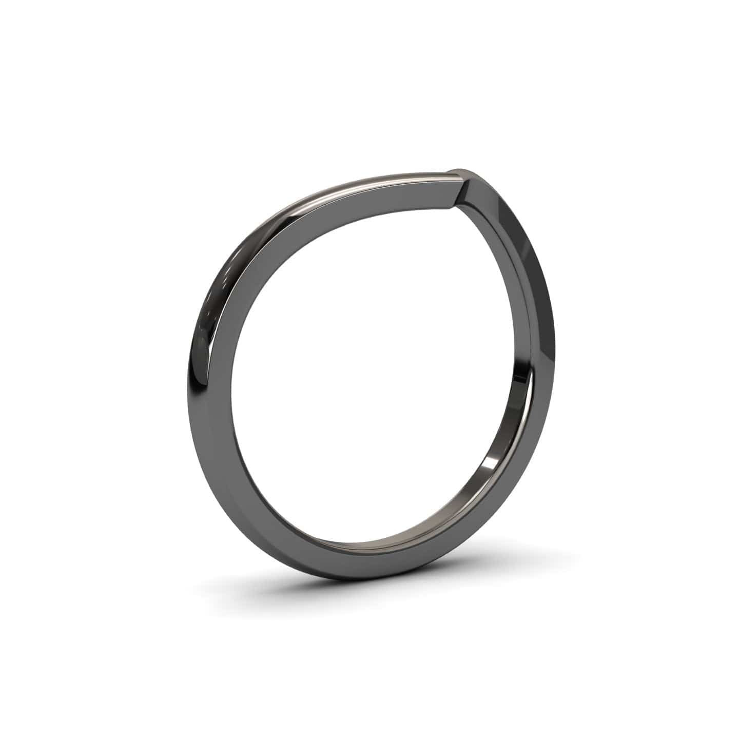 Classic Chevron Wedding Band - Anisa