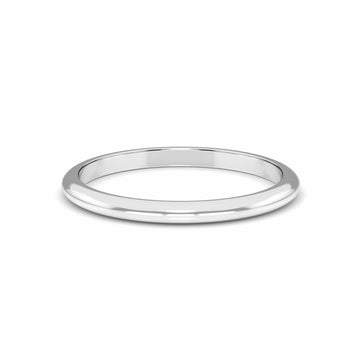 Classic Comfort Flat Court Wedding Ring - Elara