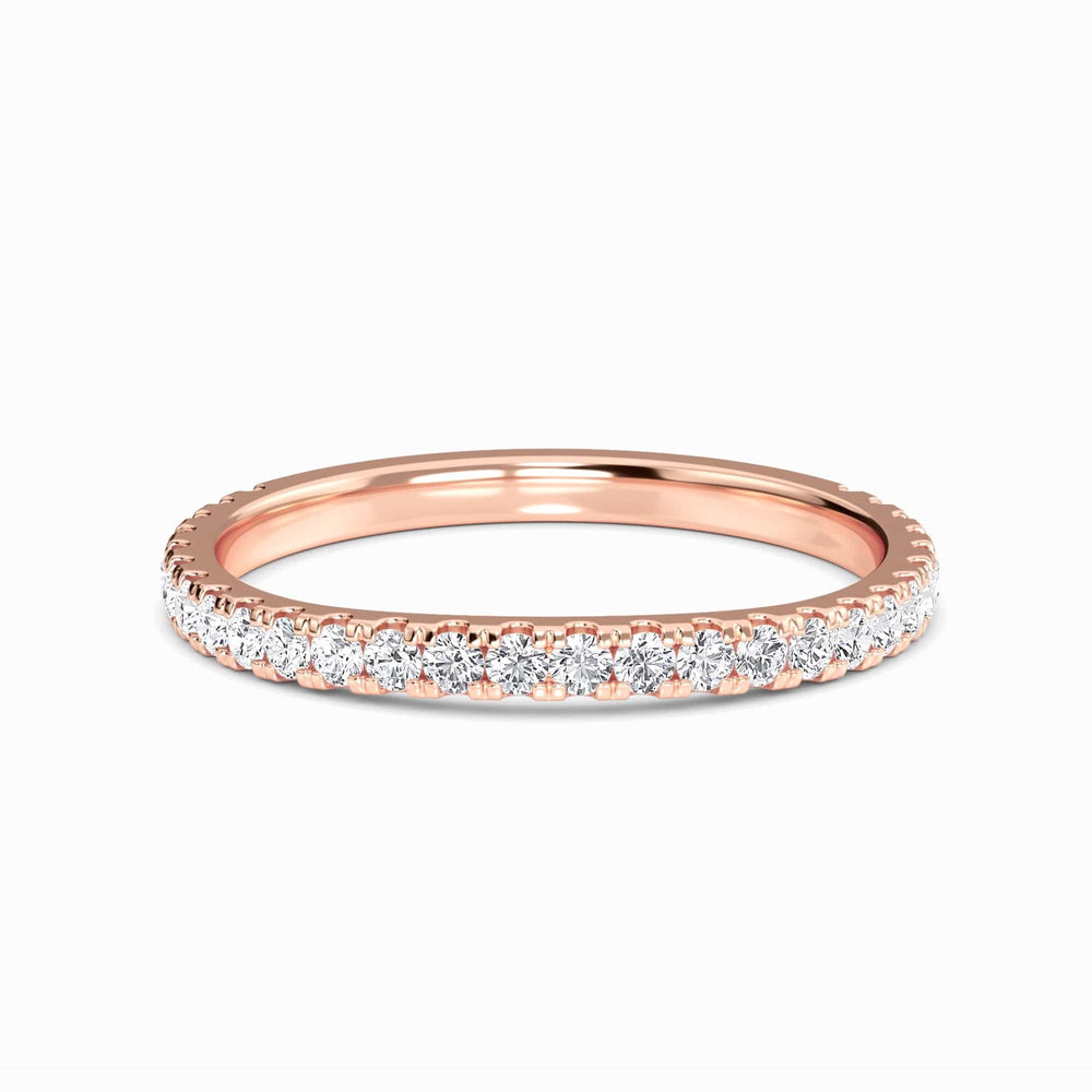 White Diamond Three-Quarter Eternity Band - Presley