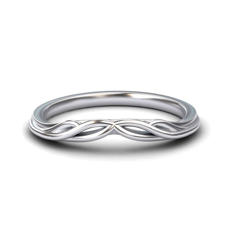 Intertwined Infinity Wedding Band - Penelope