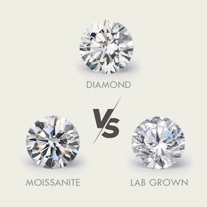Moissanite Vs Diamond Vs Lab Grown