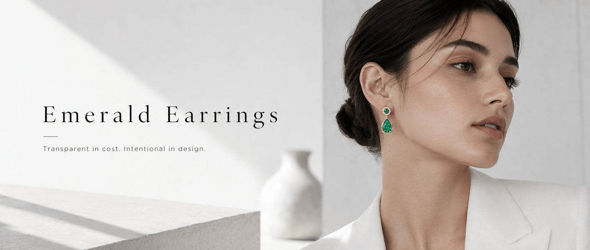 Emerald earrings