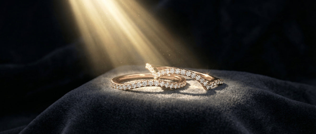 Dainty wedding rings