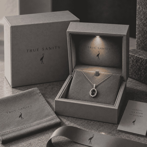 True Sanity necklace box